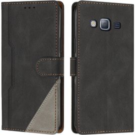 Coque Pour Samsung Galaxy J7/J7 Next/J7 Core/J7 Neo/ J701f/J701m /J700, Housse Etui Portefeuille Cuir Multifonction, Fermeture Magntique Clapet [Fonction Support] Flip Case (Noir)