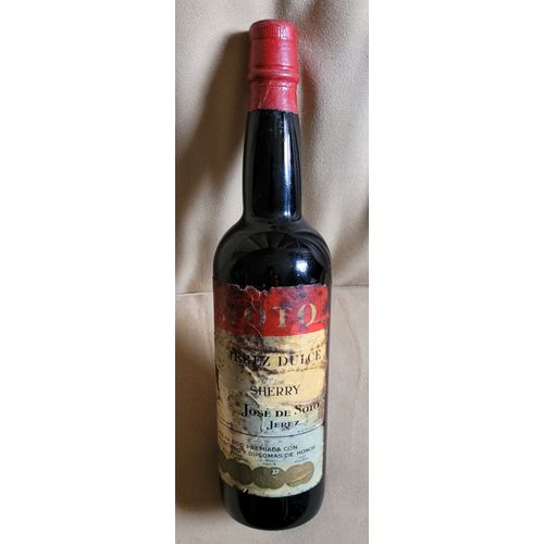 Bouteille De Brandy Jerez De Soto (1966)