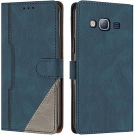 Kal-Coque Pour Samsung Galaxy J5 2015, Housse Etui Portefeuille Cuir Multifonction, Fermeture Magnétique À Clapet [Fonction Support] Flip Case Compatible Avec Samsung Galaxy J5 2015 (Bleu)