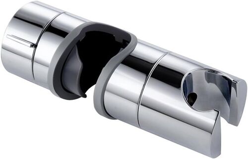 Support de Douche 18-25mm Diamètre Réglable, Pommeau de Douche remplacement Support Chrome Surface,Douchette Salle de bain