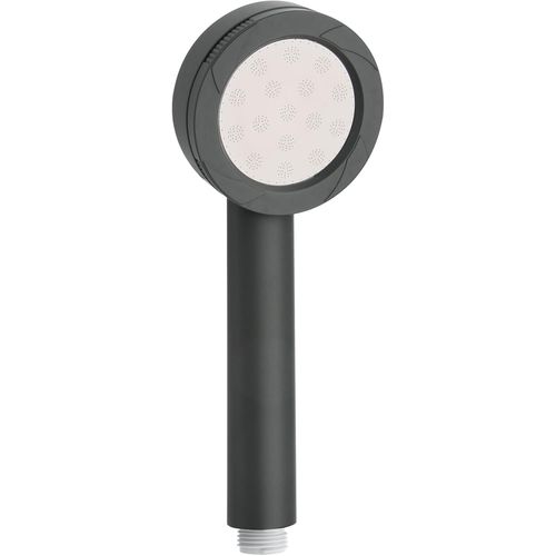 KAL-Verosan+ Douchette À Économie D'Eau, 226 X 85 Mm, Plaque De Pulvérisation En Acier Inoxydable Avec 466 Trous, Gris Foncé