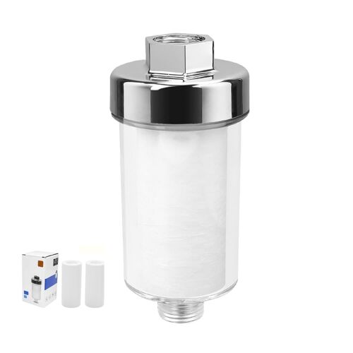 KALANKA-Filtre anti Calcaire, 120 mm long Filtre Douche avec 2 Cartouches Interchangeables, anti Calcaire, pour Robinet Douche