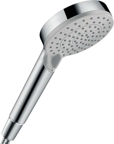 hansgrohe Vernis Blend 100 Pommeau de Douche économie d'eau, Douchette à main Vario EcoSmart 9 l/min, chromé, 26340000