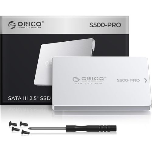 Loc-Ssd Sata 128Go, Ssd 2.5"" Interne, Jusqu'À 450Mb/S, 3D Nand Sata Iii Disque Ssd Avec Coque En Aluminium, Pour Desktop Laptop Ps4 Nas Diy External Drive - S500Pro
