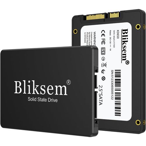 SUBZONAL-SSD 128 Go Disque Dur SSD Interne SATA III 6 Go/s 2,5 Vitesse de Lecture jusqu'à 550 Mo/Sec, Compatible avec Ordinateurs Portables et Ordinateurs de Bureau KD650 (Noir 128 Go)