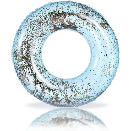 Kalanka-70/90cm Paillettes Bouée Piscine Gonflable Enfant Adultes,Bouée De Natation,Anneau De Natation Gonflable,Pvc Bouée Piscine Pour Adolescents Garçons Filles Les Fêtes D'été Sur La Plage Et La P