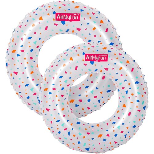 Bague De Baignade, Pneus De Natation Pour Adultes Et Enfants, Anneaux De Natation Gonflables Colorés, Pneus De Baignade À Eau D'été, Chapelet De Piscine De Plage Toys Pour La Piscine