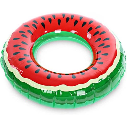 Bouée Gonflable Pastèque Pour Enfants, Flotteur De Piscine Pour Fête Sur La Plage, Accessoire Photo Pour Piscine D'été, Convient Aux Enfants De 3 À 5 Ans (1 Unité)