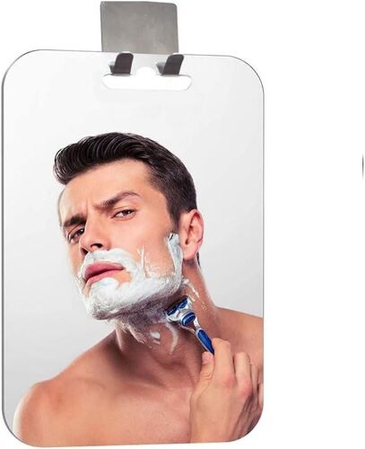 Anti-Fog Mirror, Large Size: 30 X 20 Cm, High Definition Bathroom Shower Mirror, Frameless, Safe And Durable 