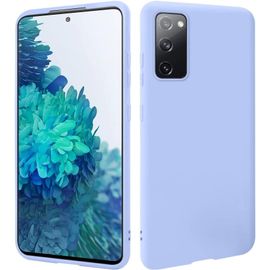 CAUC-HSP Coque pour Samsung Galaxy S20 FE 5G [Anti-poussière] étui de protection en silicone TPU premium | Résistant aux chocs | Protecteur d'écran et de caméra | Housse Ajustement parfait Mat | Bleu