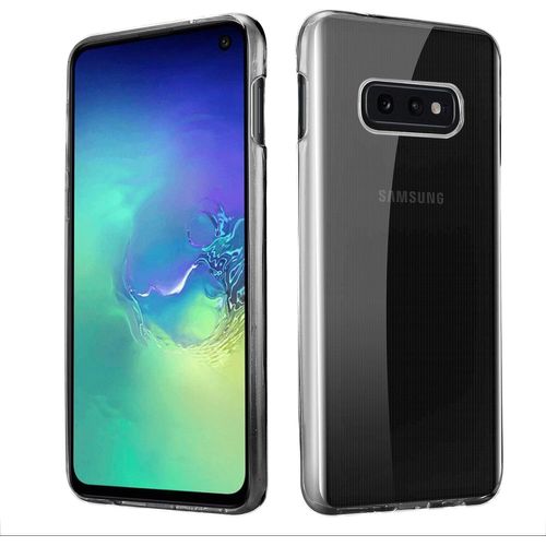 Coque Transparente Souple En Tpu 1mm Pour Samsung Galaxy S10e ¿ Étui Ultra-Fin, Anti-Rayures Et Antichocs, Compatible Recharge Sans Fil, Microdots Anti-Traces