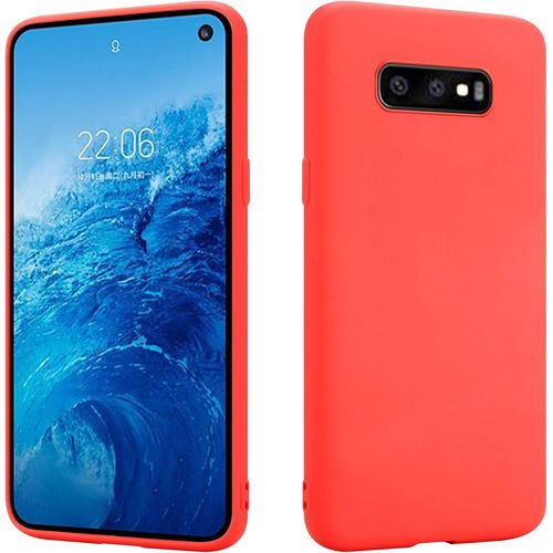 Coque Noire Compatible Avec Samsung Galaxy S10e | Étui En Silicone Tpu De Qualité Supérieure | Pour Le Chargement À Induction | Résistant Aux Rayures Et Aux Chocs | Surface Mate | Mince