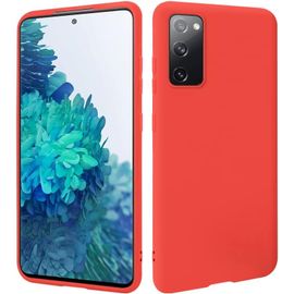 CAUC-HSP Coque pour Samsung Galaxy S20 FE 5G [Anti-poussière] étui de Protection en Silicone TPU Premium | Résistant aux Chocs | Protecteur d'écran et de caméra | Housse Ajustement Parfait Mat | Roug