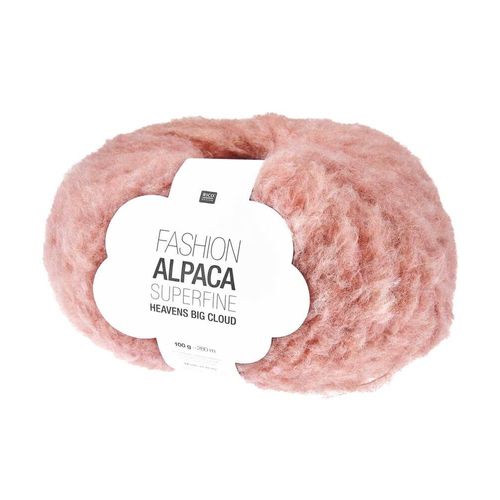 Fil De Laine À Tricoter Fashion Alpaca Superfine Heavens Big Cloud - 100gr - Rico Design. Color : 07 Coucher De Soleil