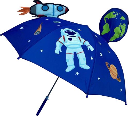 3D Parapluie enfant Parapluie canne différents motifs - Umbrella garçons filles - Maternelle et école Accessoires- pour la rentrée des classes pour le cartable comme petite attention