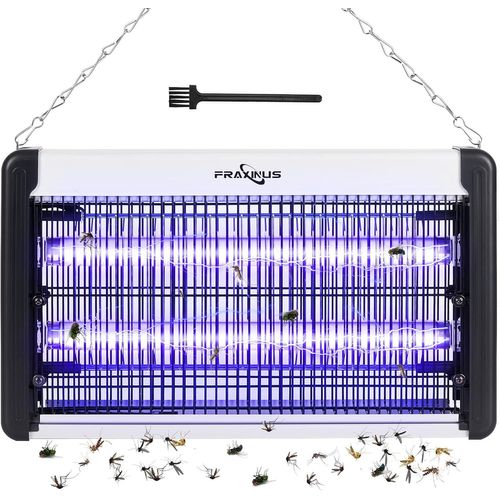 ASFASFq-Lampe Anti Moustique 20W, Tue Mouche Eléctrique, UV Destructeur D' Insectes, Anti Moustiques Intérieur, Piège Insectes Volants Efficace Portée 50-120m².