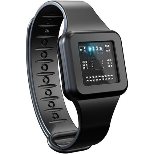 Kalanka-Bracelets Répulsif Moustique À Ultrasons Électronique Anti-Moustique Bracelet Montre Avec Chargement Usb Réutilisable Pour Le Camping En Plein Air Randonnée 