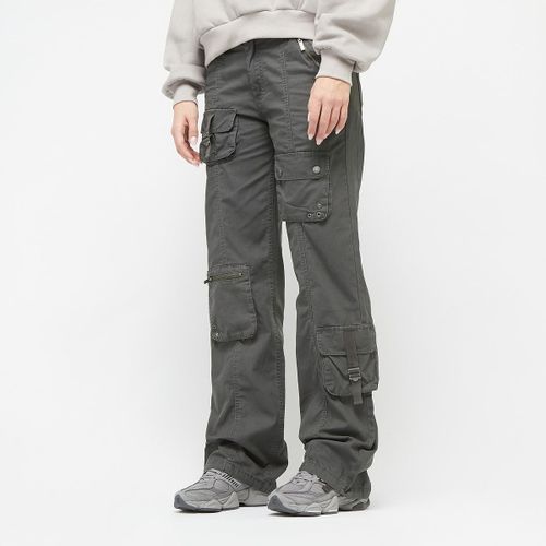 Karl Kani Signature Straight Cargo Pants Femme Pantalons Cargo Gris Taille Xl Vêtements