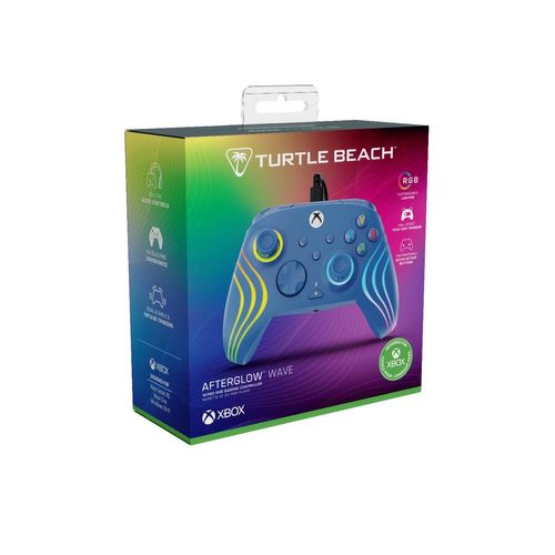 Turtle Beach Manette Afterglow Wave Wired Blue Xbox X