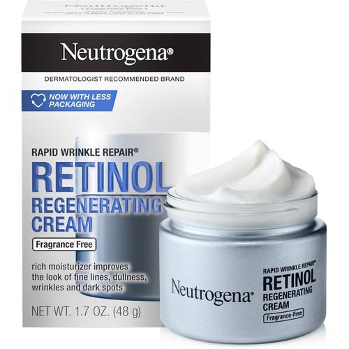 Checarzhn--No1-Rapid Wrinkle Repair Crème Au Rétinol À L'acide Hyaluronique, Crème Anti-Rides, Crème Hydratante , Éliminer Les Taches Sombres Pour Le Vi , Crème De Jour Et De Nuit 48,2 G 