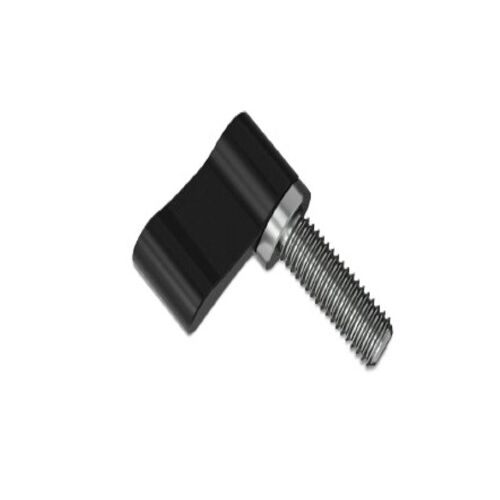 Bouton de vis de poignée de verrouillage à serrage manuel de type L réglable 1/4 Le noir 17 mm