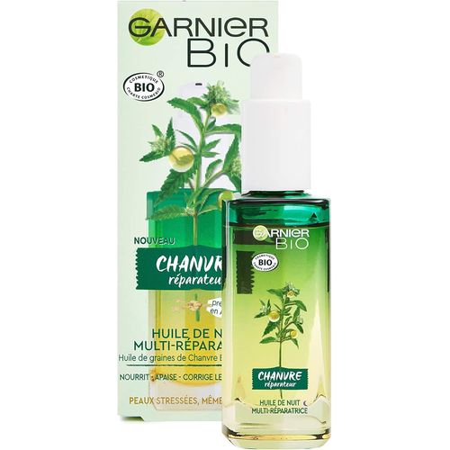 Checarzhn--No1-Bio - Huile De Nuit Multi-Réparatrice Vi - Au Chanvre Nourrissant & Vitamine E - Peaux Stressées & Sensibles - 30 Ml 
