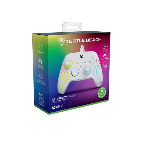 Turtle Beach Manette Afterglow Wave Wired White Xbox