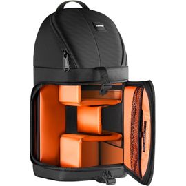 NEEWER Sac à Dos Professionnel pour Appareil Photo Reflex numérique et Objectif, avec séparateur rembourré (intérieur Orange)