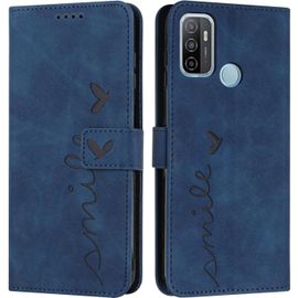 Kalanka-Coque Pour Oppo A53 4g / A32 4g / A53s / A33 4g, ?Tui Housse En Cuir Pu Oppo A53 4g / A32 4g, Magnetique Flip [Pochette De Portefeuille], Etui De Protection Pour Oppo A53s / A33 4g (Bleu)