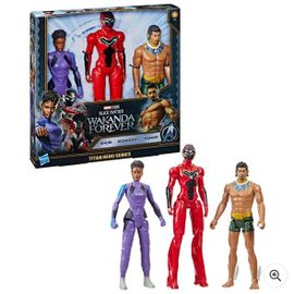 Black Panther Wakanda Forever Titan Hero Series 3 Figure Pack