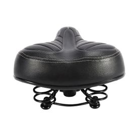 Selle De Bicyclette Confortable Coussin De Gel De Vélo Accessoire Sportif Noir - Bob