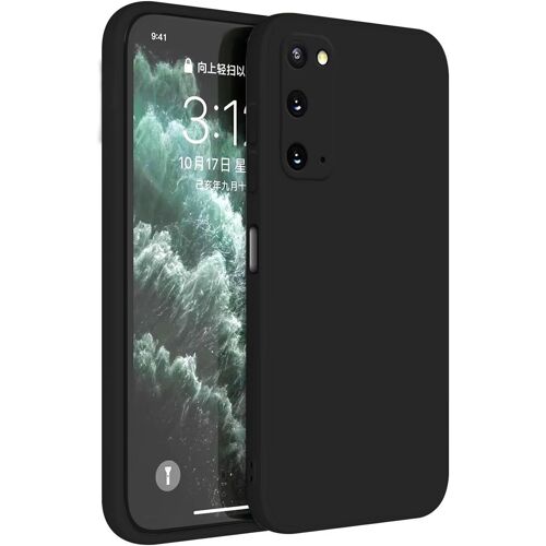 SJZG-Coque Pour Samsung Galaxy S20 (6.2"" Inches) Etui Housse, Protecteur De Peau En Silicone Tpu - Le Noir