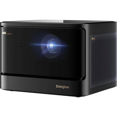 DANGBEI Mars Pro 2 Vidéoprojecteur, premier projecteur laser Google TV 4K au monde avec licence Netflix, 2450 ISO Lumens, audio Dolby, chambre de son DTS:X, configuration d'image AI