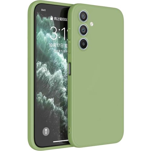 Sjzg-Coque Pour Samsung Galaxy A54 5g (6.4"" Inches) Etui Housse, Protecteur De Peau En Silicone Tpu - Vert Matcha