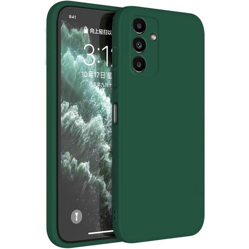 Sjzg-Coque Pour Samsung Galaxy A13 5g / A04s / A04 (6.5"" Inches) Etui Housse, Protecteur De Peau En Silicone Tpu - Vert Foncé