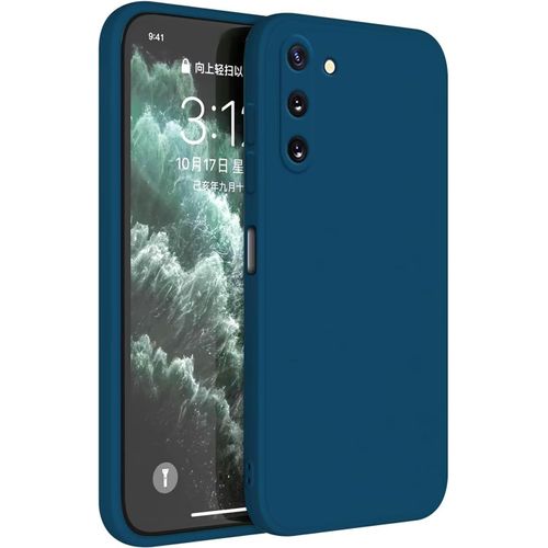 KAL-Coque Pour Samsung Galaxy Note10 (6.3"" Inches) Etui Housse, Protecteur De Peau En Silicone Tpu - Bleu Saphir