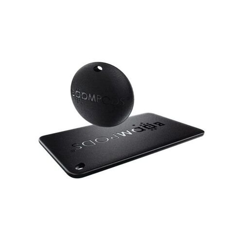 Traceur Connecté Modèle Boomcard et Modèle Boomtag avec Apple Find My Boompods Noir
