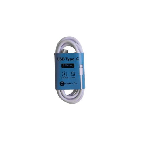 Câble de Charge et Transfert de Données USB-A vers Type-C 2,4A 1M Partel Blanc
