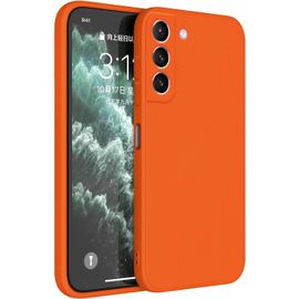 Store-Coque Pour Samsung Galaxy S21 (6.2"" Inches) Etui Housse,Protecteur De Peau En Silicone Tpu-Orange