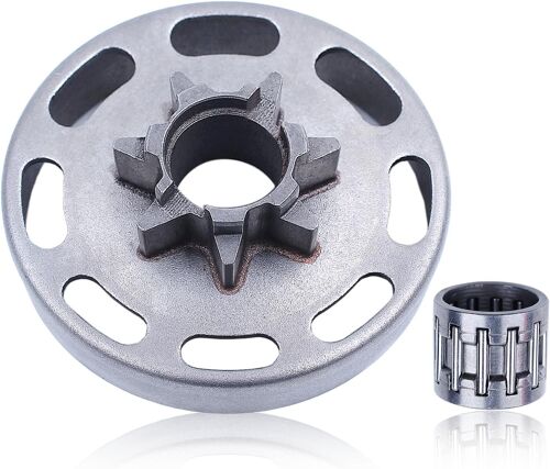 MEVRONISSHOP-325"" Pas 7 Dents Pignon de tambour d'embrayage Pour Husqvarna 435 435E 440 440E Tronçonneuse Pièces de rechange avec roulement à aiguilles 505441501, 505 44 15-01