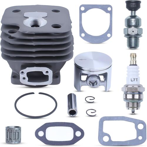 Mevronisshop-52 Mm Cylindre Piston Bougie D'allumage Roulement À Aiguilles Kit Pour Husqvarna 268 272 272xp 268xp 61 268 K Tronçonneuse