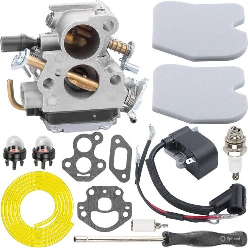 Mevronisshop-Carburateur De Bobine D'allumage Filtre À Air Pour Husqvarna 235 235e 236 236e 240 240e 120 Mark Ii Tronçonneuse Pour Jonsered Cs2234 Cs2238 Cs2234s Cs2238s C1t-W33c 586936202 574719402