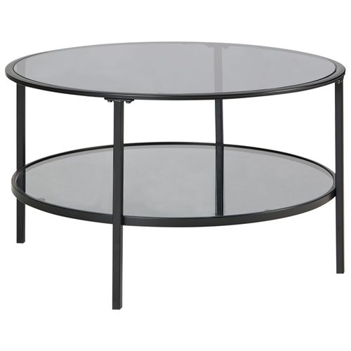 Table Basse Tellaka Verre De Sécurité Noir