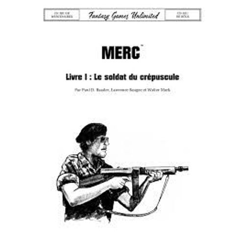 Jeu De Rôle Fantasy Games Unlimited Merc Livre 1 + 2 + 3 + 4
