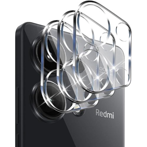 Caméra Arrière Protecteur Pour Xiaomi Redmi Note 13 Pro 4g. Protection Objectif Caméra Arrière Film En Verre Trempé 9h. Anti Rayures. Ultra Hd. Lot De 3