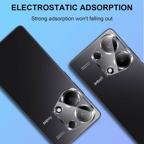 Trahoo-Caméra Arrière Protecteur Pour Xiaomi Redmi Note 13 Pro 4g, Protection Objectif Caméra Arrière Film En Verre Trempé 9h, Anti Rayures, Ultra Hd, Lot De 3