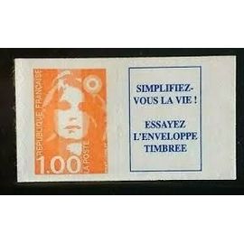 Marianne Du Bicentenaire "Simplifiez Ous La Vie Essayez L'Enveloppe Timbrée" Année 1996 Autoadhésif N° 3009a Ou 8a Yvert Et Tellier Luxe
