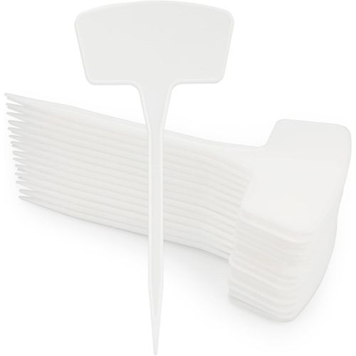26.5 Cm Étiquettes Pour Plantes Potager-30 Pièces Étiquette Jardin Exterieur,Grand Étiquettes Plastique Pour Légume,Fleurs,Herbes-Blanc