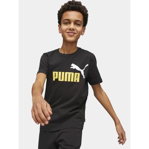 Tee Shirt Manches Courtes Puma B Ess+2 Log Tee Noir 176 Cm