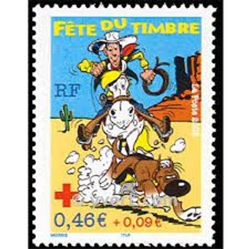 Fête Du Timbre : Lucky Luke Année 2003 N° 3547 Yvert Et Tellier Luxe